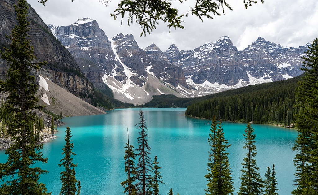 The Moraine Lake Rockpile Trail